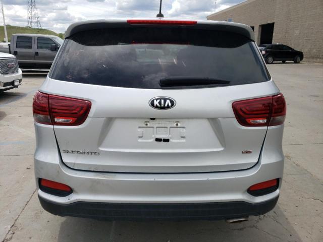 5XYPGDA38KG563191 - 2019 KIA SORENTO L SILVER photo 6