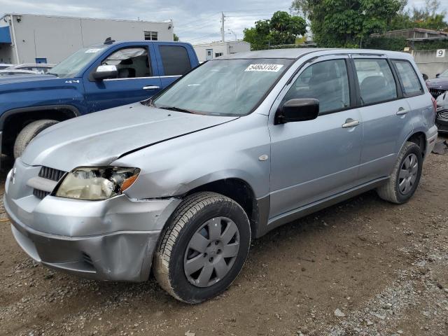 JA4LX31F25U032603 - 2005 MITSUBISHI OUTLANDER LS SILVER photo 1