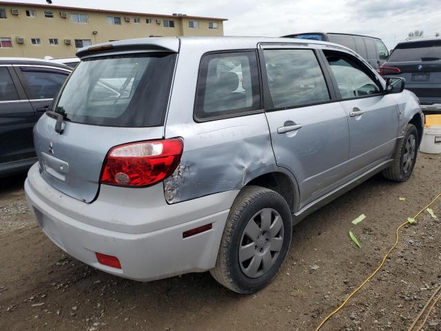 JA4LX31F25U032603 - 2005 MITSUBISHI OUTLANDER LS SILVER photo 3