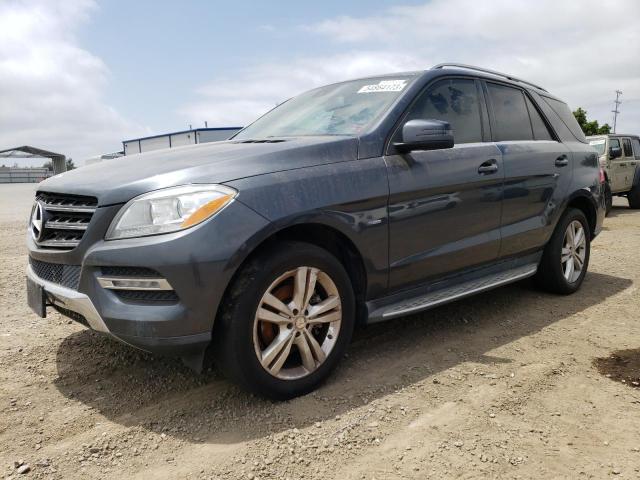 4JGDA2EB2CA097197 - 2012 MERCEDES-BENZ ML 350 BLUETEC GRAY photo 1