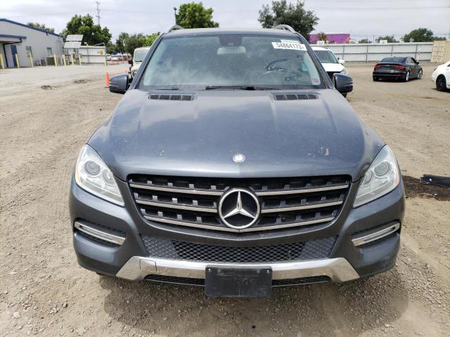 4JGDA2EB2CA097197 - 2012 MERCEDES-BENZ ML 350 BLUETEC GRAY photo 5