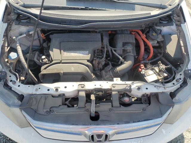JHMFB4F20CS000060 - 2012 HONDA CIVIC HYBRID أبيض صورة 11