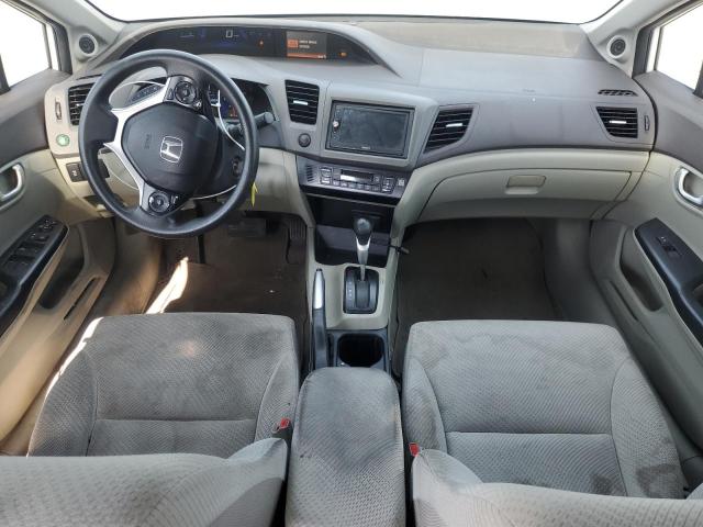 JHMFB4F20CS000060 - 2012 HONDA CIVIC HYBRID أبيض صورة 8