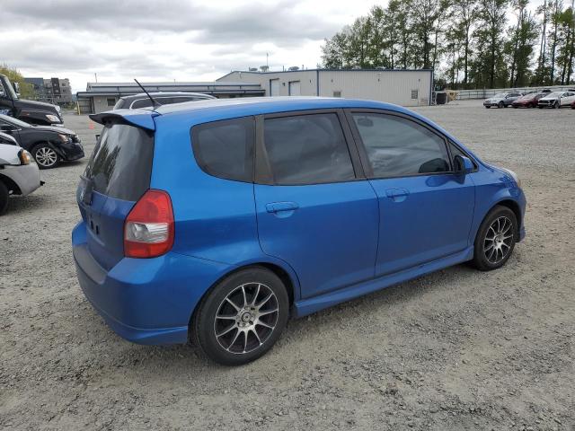 JHMGD38617S032997 - 2007 HONDA FIT S 蓝色 照片 3