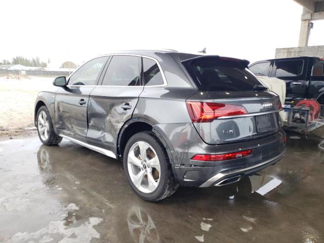 WA1EAAFY5N2113728 - 2022 AUDI Q5 PREMIUM PLUS 45 GRAY photo 2