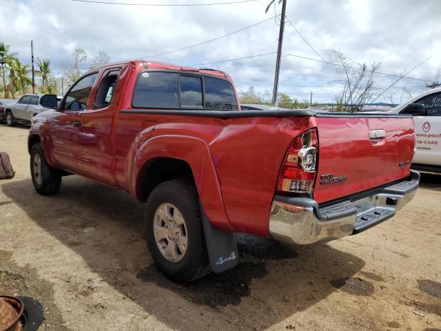 5TFUU4EN8FX146454 - 2015 TOYOTA TACOMA ACCESS CAB წითელი ფოტო 2