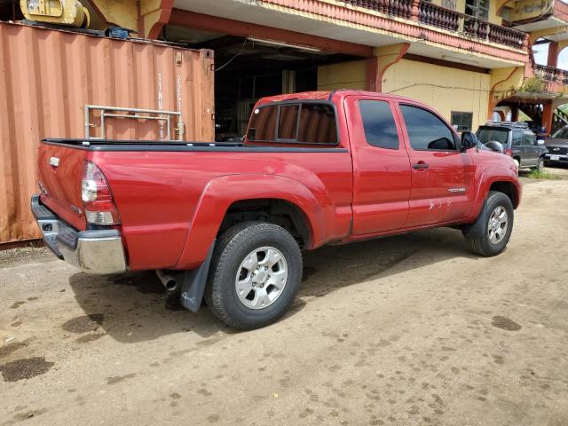 5TFUU4EN8FX146454 - 2015 TOYOTA TACOMA ACCESS CAB წითელი ფოტო 3