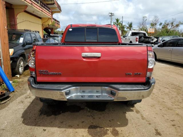 5TFUU4EN8FX146454 - 2015 TOYOTA TACOMA ACCESS CAB წითელი ფოტო 6