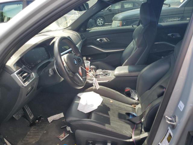 WBS33AY03NFM24090 - 2022 BMW M3 COMPETITION GRAY photo 7