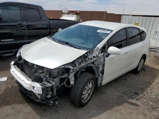 JTDZN3EU0FJ021164 - 2015 TOYOTA PRIUS V WHITE photo 1