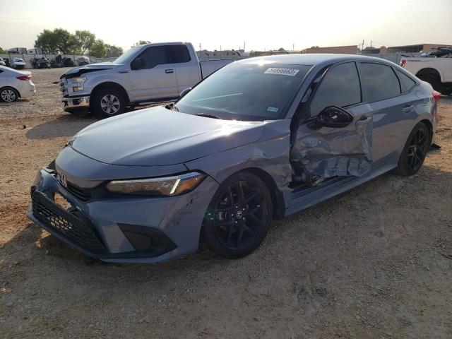2HGFE2F55NH534187 - 2022 HONDA CIVIC SPORT 灰色 照片 1