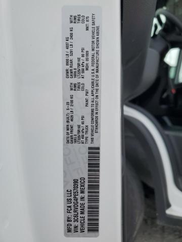 3C6LRVDG4PE570390 - 2023 RAM PROMASTER 2500 HIGH WHITE photo 13