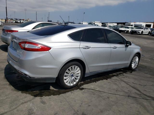 3FA6P0UU9ER275964 - 2014 FORD FUSION S HYBRID SILVER photo 3