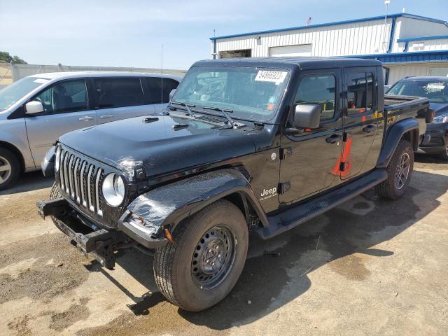 1C6HJTFG0ML543110 - 2021 JEEP GLADIATOR OVERLAND BLACK photo 1