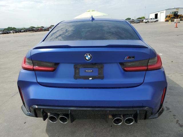 WBS33AY09MFL35025 - 2021 BMW M3 COMPETITION BLUE photo 6
