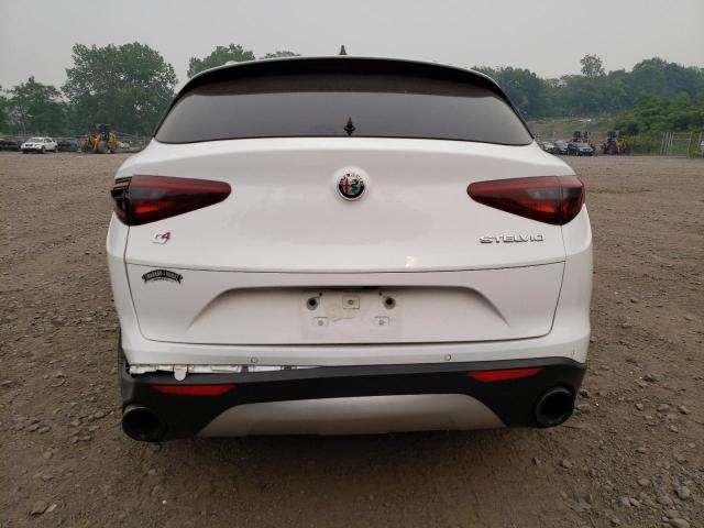 ZASPAKBN9K7C38303 - 2019 ALFA ROMEO STELVIO TI WHITE photo 6