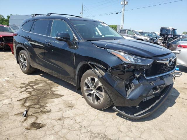5TDHZRBH0LS054626 - 2020 TOYOTA HIGHLANDER XLE Negro foto 4