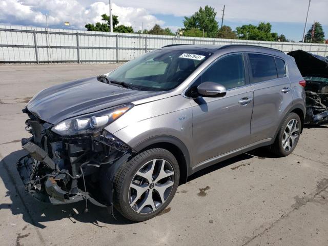 KNDPRCA6XK7503828 - 2019 KIA SPORTAGE SX GRAY photo 1