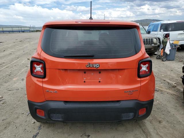 ZACCJBAT6GPD71487 - 2016 JEEP RENEGADE SPORT ORANGE photo 6