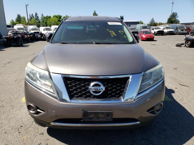 5N1AR2MM4EC691375 - 2014 NISSAN PATHFINDER S GRAY photo 5