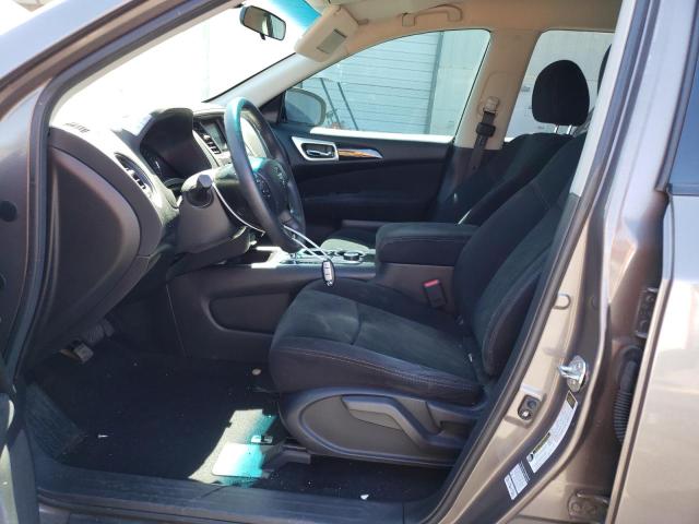 5N1AR2MM4EC691375 - 2014 NISSAN PATHFINDER S GRAY photo 7