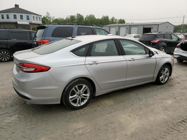 3FA6P0LU2JR128610 - 2018 FORD FUSION SE HYBRID SILVER photo 3