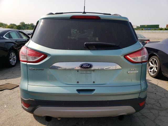 1FMCU0HX2DUC22407 - 2013 FORD ESCAPE SEL TURQUOISE photo 6