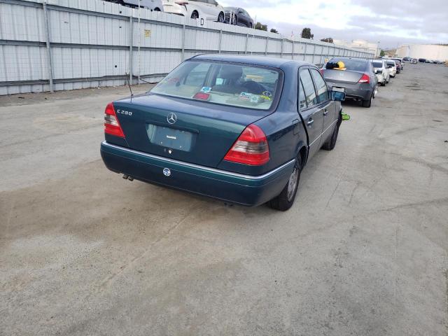 WDBHA28E8VA497763 - 1997 MERCEDES-BENZ C 280 GREEN photo 3