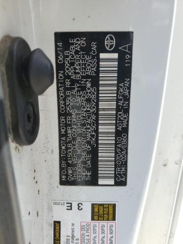 JTKJF5C7XF3092825 - 2015 TOYOTA SCION TC თეთრი ფოტო 12