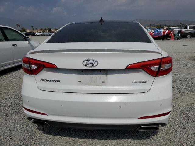 5NPE34AF8FH201857 - 2015 HYUNDAI SONATA SPORT WHITE photo 6