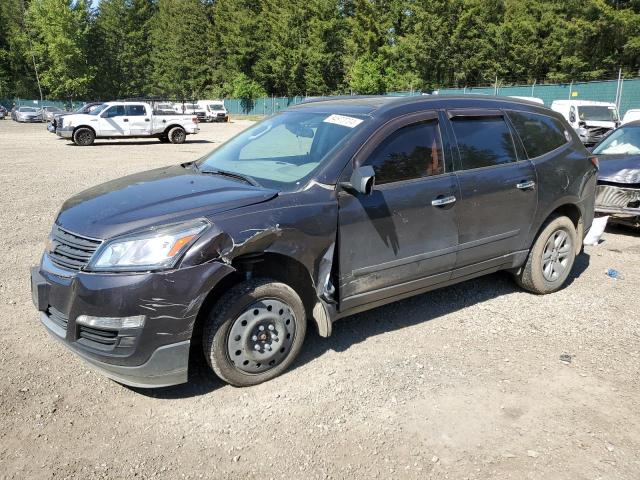 1GNKVFED6FJ197503 - 2015 CHEVROLET TRAVERSE LS CHARCOAL photo 1