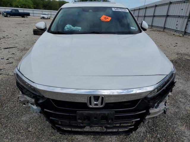 1HGCV2F69JA015907 - 2018 HONDA ACCORD EXL WHITE photo 5