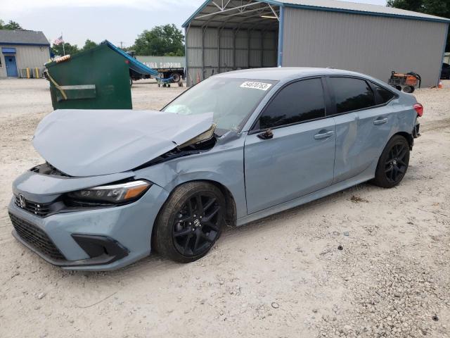 2HGFE2F50NH545162 - 2022 HONDA CIVIC SPORT 蓝色 照片 1