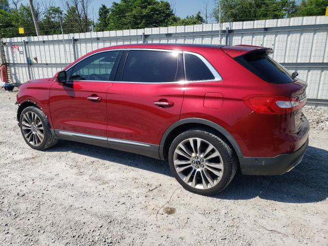 2LMTJ8LRXGBL80086 - 2016 LINCOLN MKX RESERVE Qırmızı foto 2