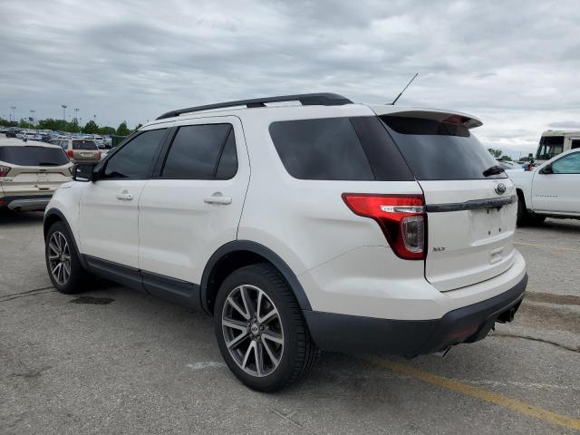 1FM5K8D87FGB89708 - 2015 FORD EXPLORER XLT WHITE photo 2