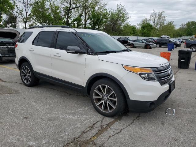 1FM5K8D87FGB89708 - 2015 FORD EXPLORER XLT WHITE photo 4