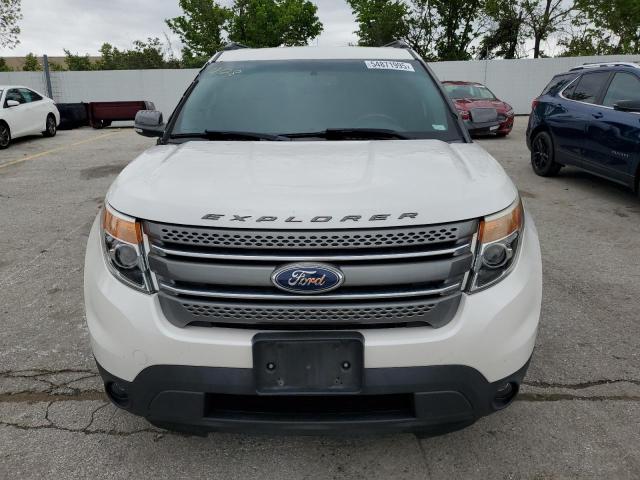 1FM5K8D87FGB89708 - 2015 FORD EXPLORER XLT WHITE photo 5