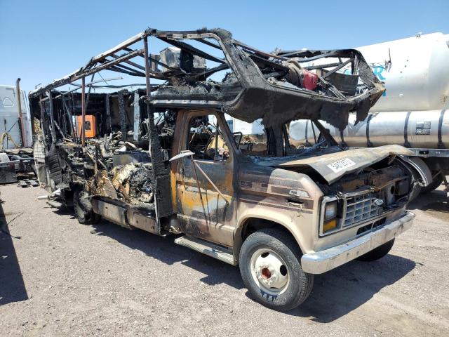 1FDKE30L3GHB57339 - 1986 FORD ECONOLINE E350 CUTAWAY VAN BURN photo 1