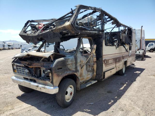 1FDKE30L3GHB57339 - 1986 FORD ECONOLINE E350 CUTAWAY VAN BURN photo 2