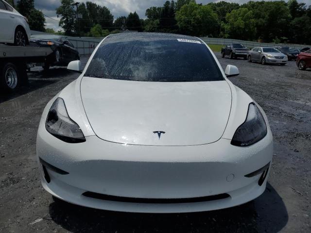 5YJ3E1EA8NF345145 - 2022 TESLA MODEL 3 WHITE photo 5