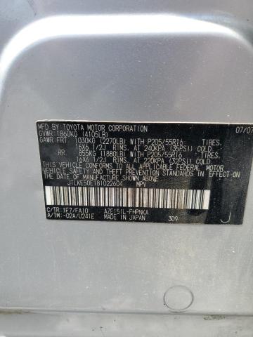 JTLKE50E181022604 - 2008 TOYOTA SCION XB 银色 照片 12