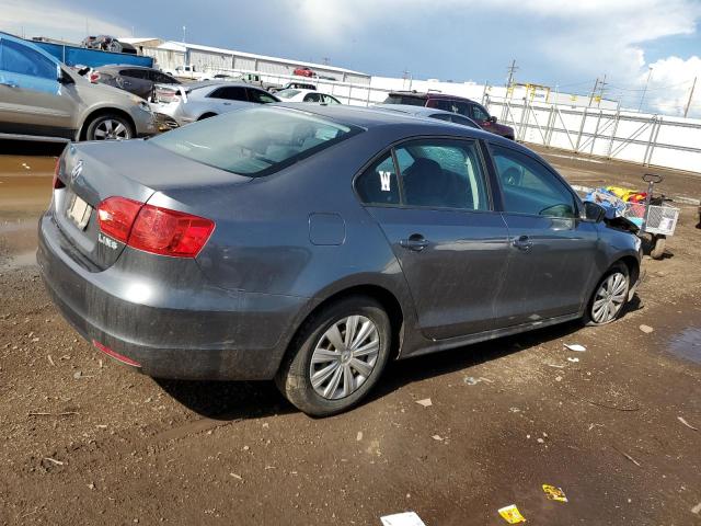 3VW1K7AJ0BM392246 - 2011 VOLKSWAGEN JETTA BASE 灰色 照片 3