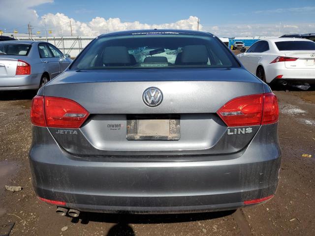 3VW1K7AJ0BM392246 - 2011 VOLKSWAGEN JETTA BASE 灰色 照片 6