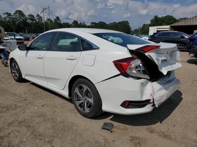 2HGFC2F65LH549400 - 2020 HONDA CIVIC LX WHITE photo 2