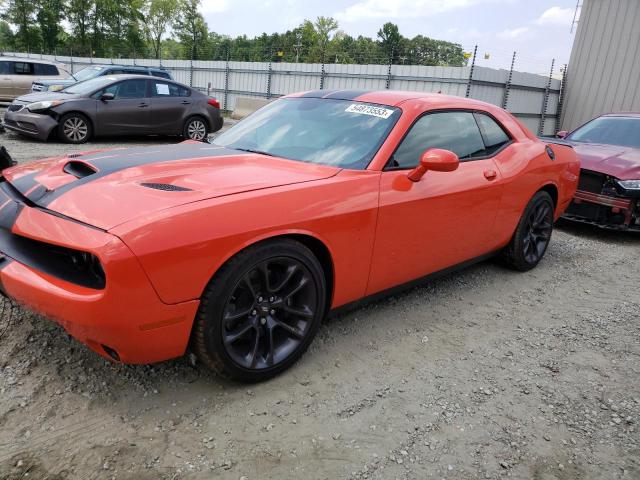2C3CDZFJ3NH118153 - 2022 DODGE CHALLENGER R/T SCAT PACK ORANGE photo 1