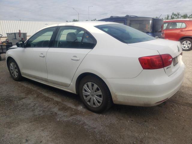 3VW2K7AJ7DM380991 - 2013 VOLKSWAGEN JETTA BASE أبيض صورة 2