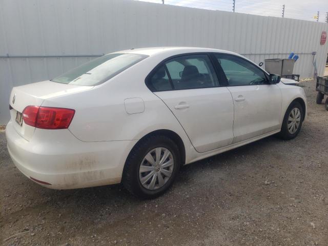 3VW2K7AJ7DM380991 - 2013 VOLKSWAGEN JETTA BASE أبيض صورة 3