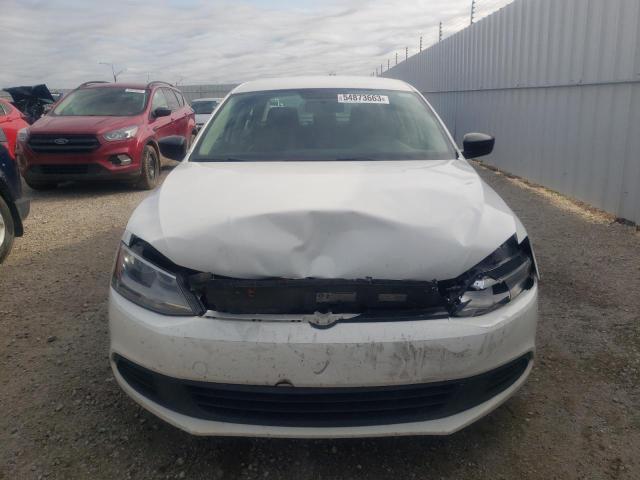 3VW2K7AJ7DM380991 - 2013 VOLKSWAGEN JETTA BASE أبيض صورة 5