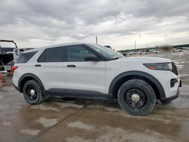1FM5K8AB9PGA05533 - 2023 FORD EXPLORER POLICE INTERCEPTOR თეთრი ფოტო 4