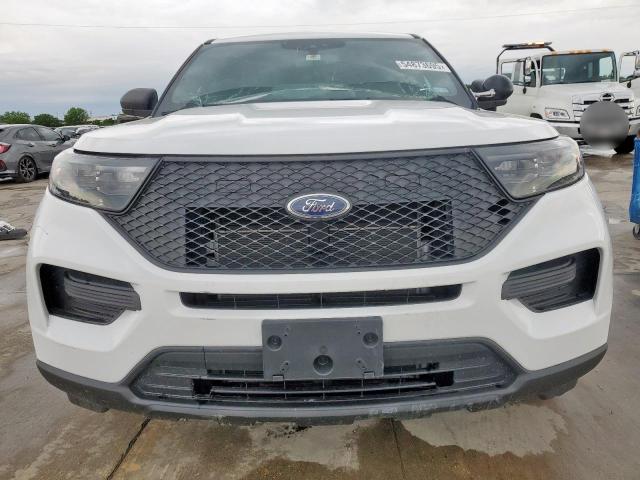 1FM5K8AB9PGA05533 - 2023 FORD EXPLORER POLICE INTERCEPTOR თეთრი ფოტო 5